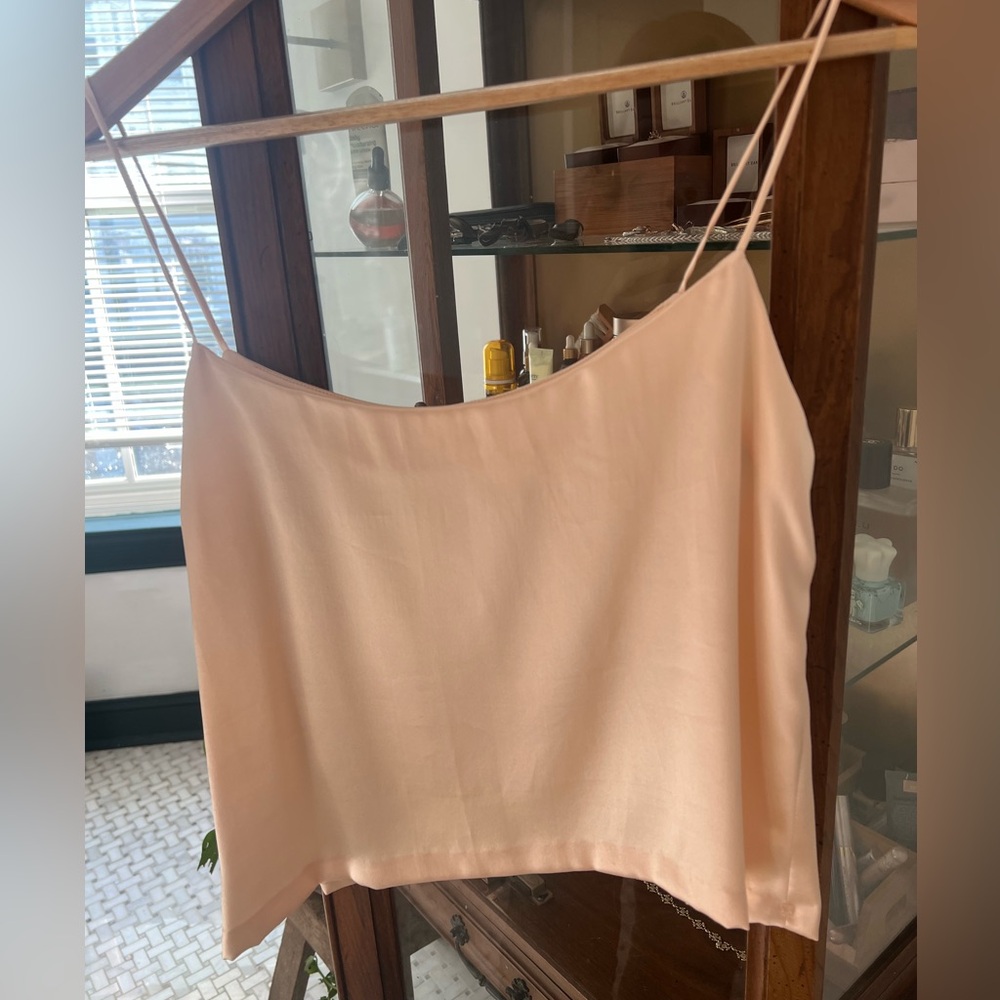 Vintage Lingerie Satin Camisole Chemise Tank